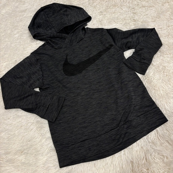 NIKE Dri-FIT youth boys Grey Pullover Hoodie long sleeve size XS - Picture 8 of 8